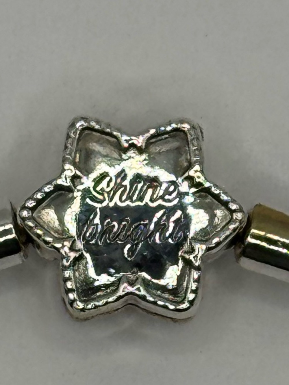 Authentic Pandora “Shine Bright” Sterling Silver Bracelet 925 ALE w/ Box - Picture 5 of 10
